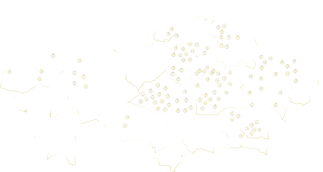 Біз сәтті автоматтандыру жүргізген компаниялар картасы
